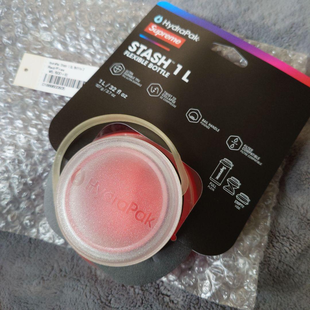 弁当箱・水筒 supreme HydraPak Stash 1.0L Bottle Red
