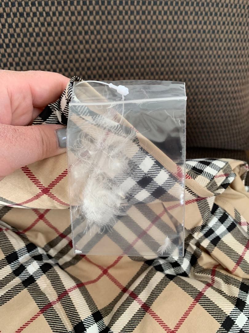 バーバリー　Burberry 羽毛膝掛け 日本製　箱なし