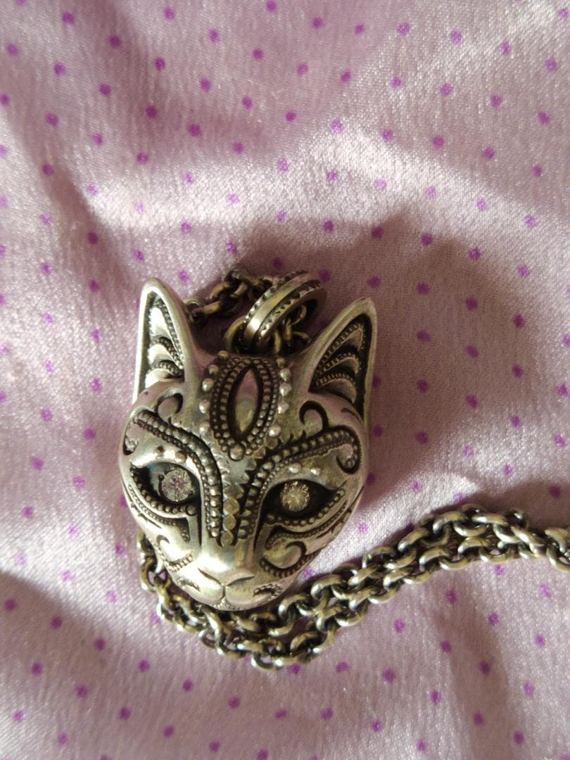 ラ・ムー ペンダントTOP ダイヤモンド Kalico Lucy キャット 猫