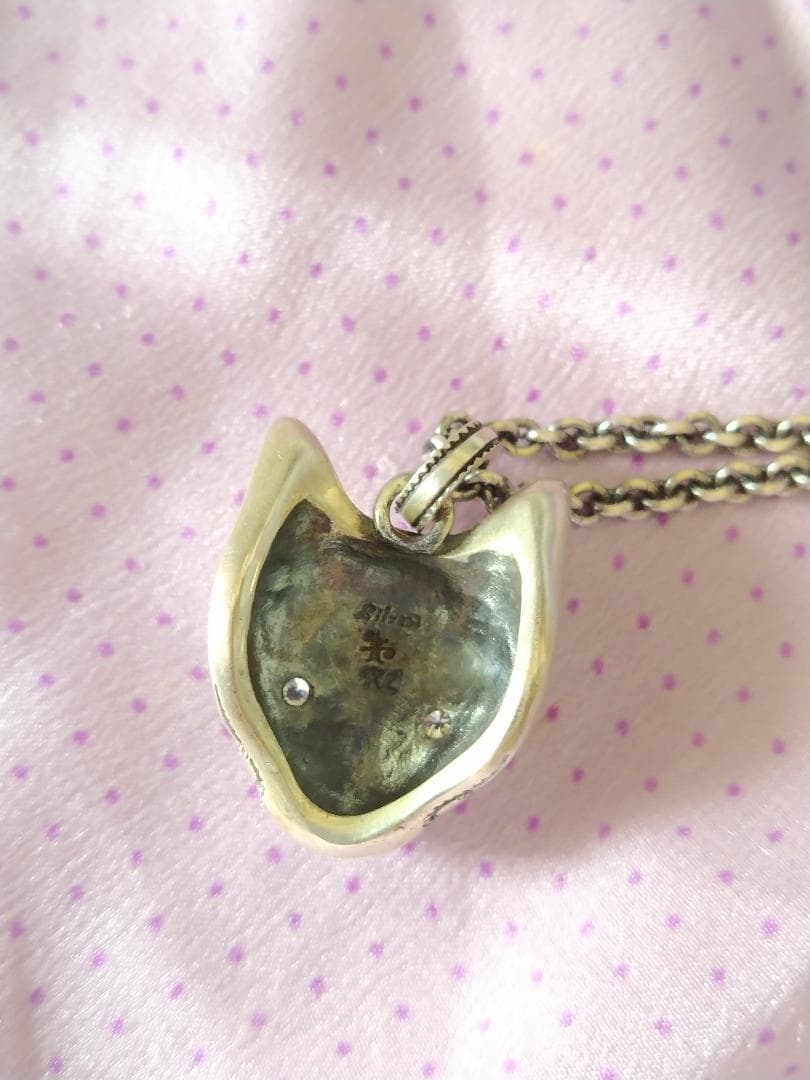 ラ・ムー ペンダントTOP ダイヤモンド Kalico Lucy キャット 猫