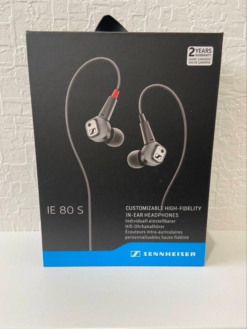 SENNHEISER ゼンハイザー IE80S イヤホン ブラック 黒 qd1