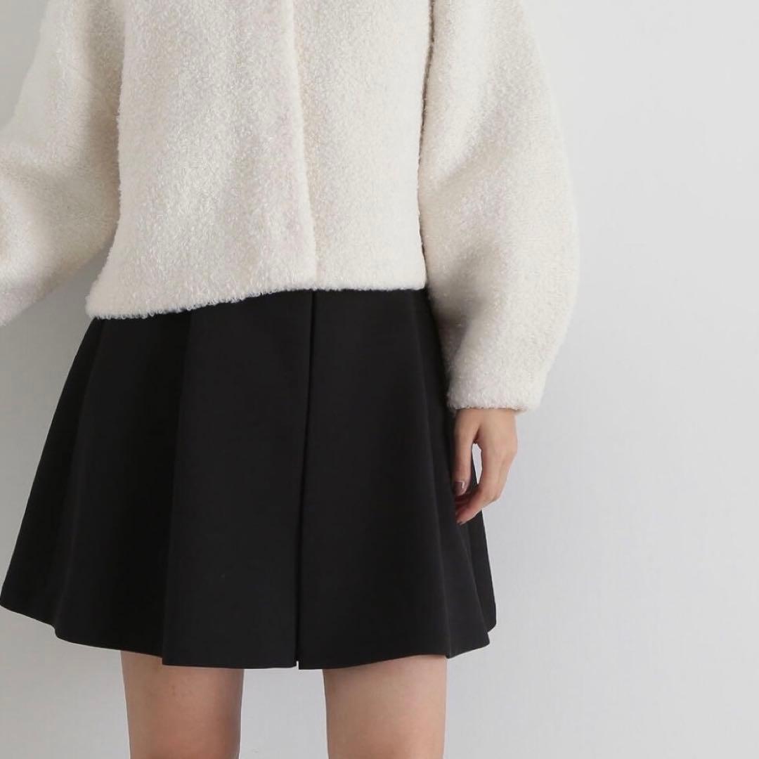 試着のみ⭐︎ナチュラルビューティーべーシック黒ブラックsフレアショートパンツ