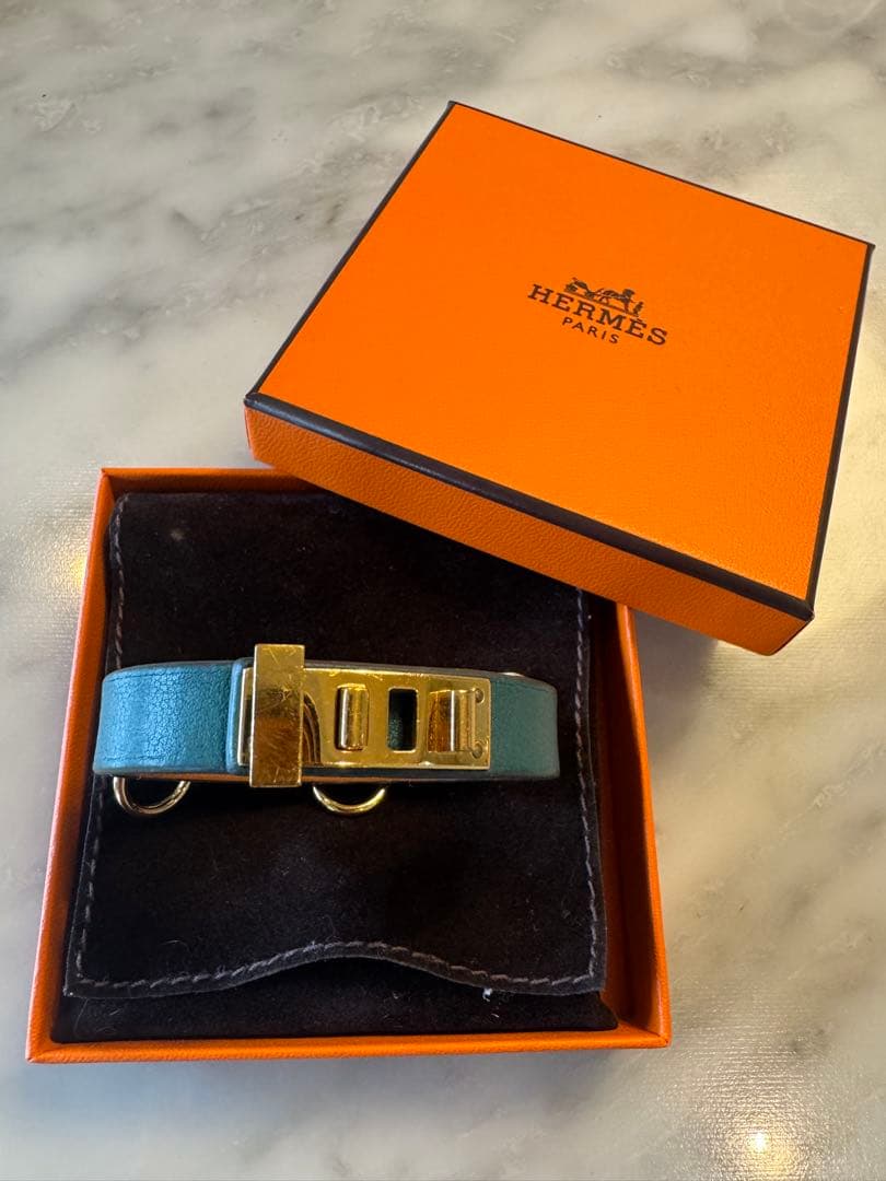 エルメス　リヴァル　A刻印　レザーブレスレット