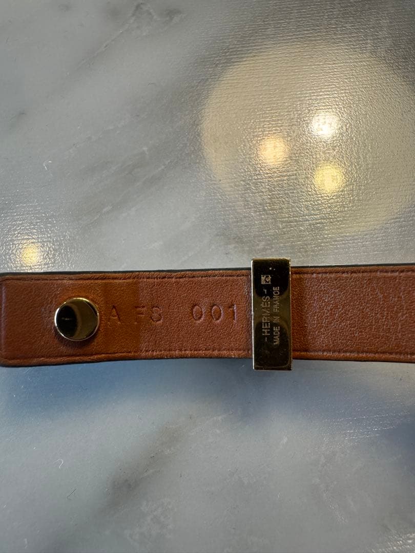 エルメス　リヴァル　A刻印　レザーブレスレット