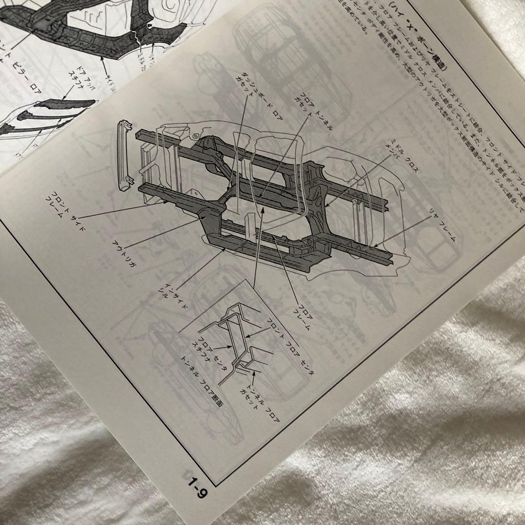 ホンダ　S2000 サービスマニュアル ボディ　整備編　板金　塗装