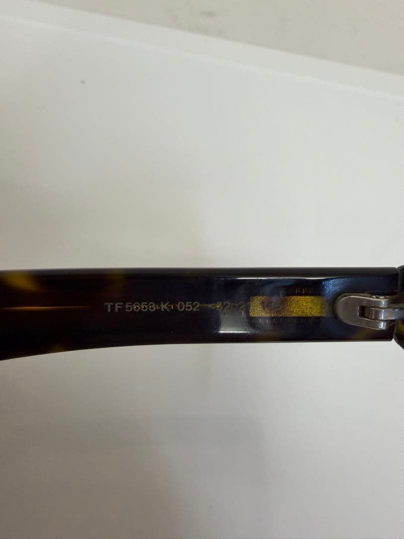 ヒ*ロ様 TOM FORD TF5653 サングラス デミ柄 ライトブルー トム