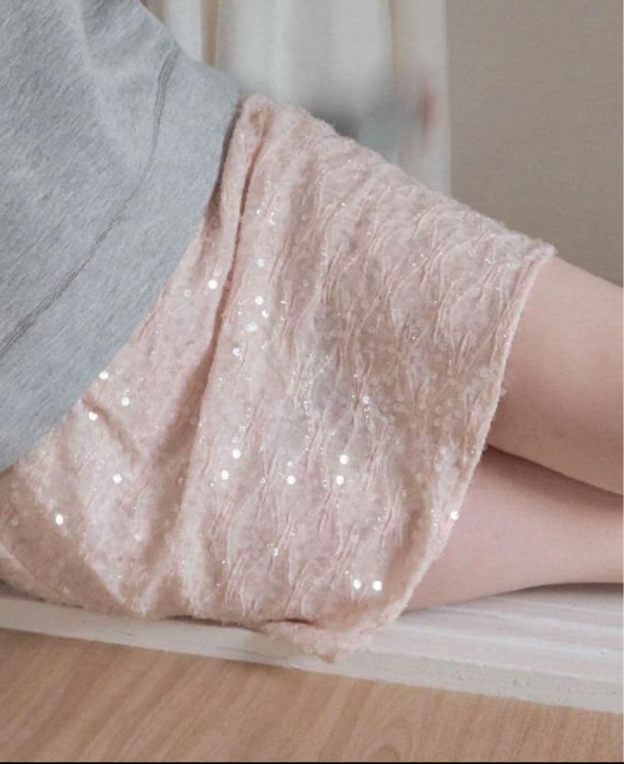 [ミ@プロフ必読] muguet spangle mini skirt