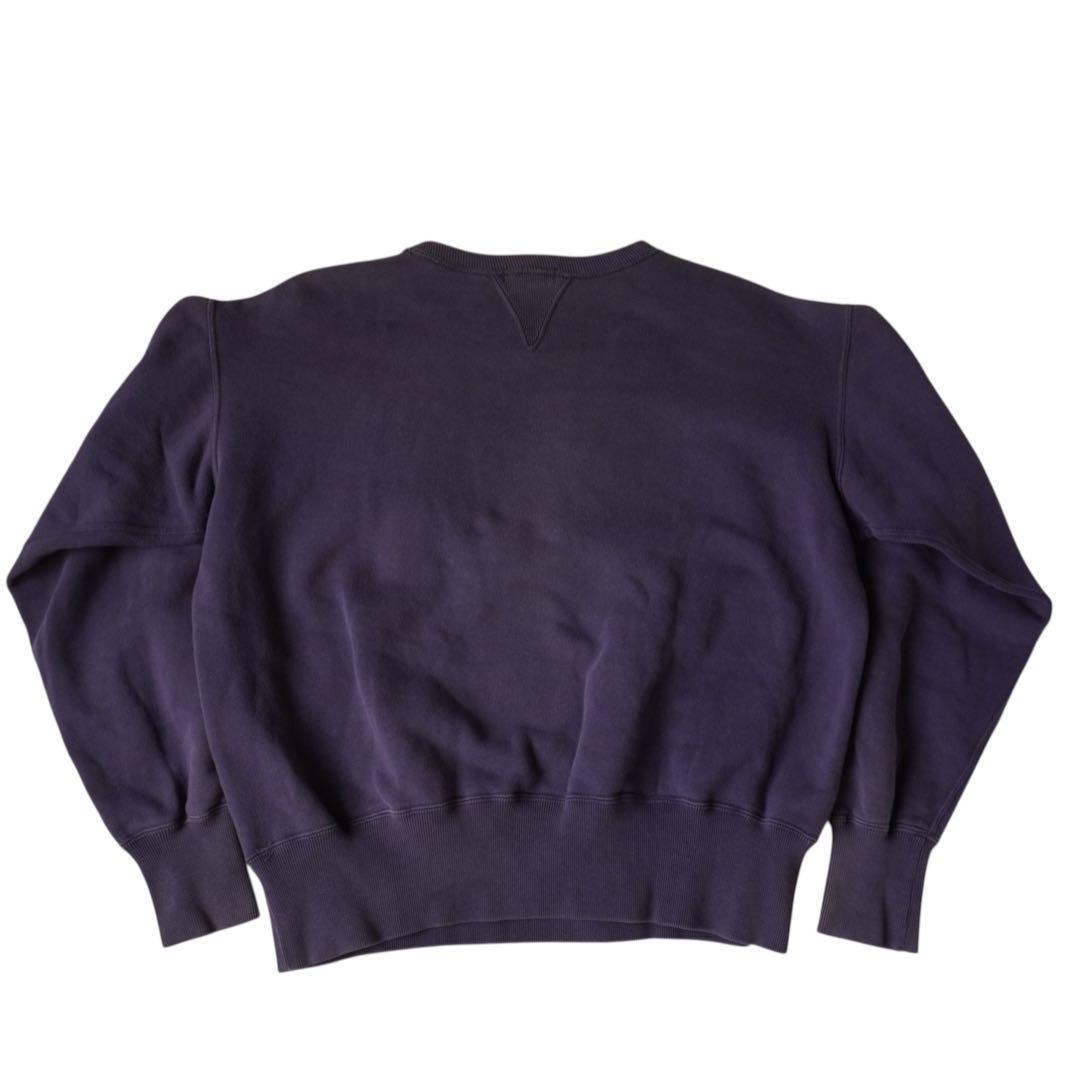 pherrow’s スウェット ナス紺 フェード 両V ガゼット はめ込み 復刻