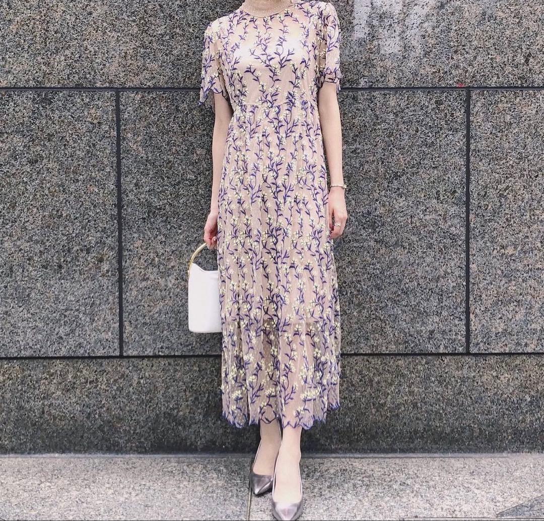 【即購入可】snidel 結婚式ドレス　ワンピースドレス