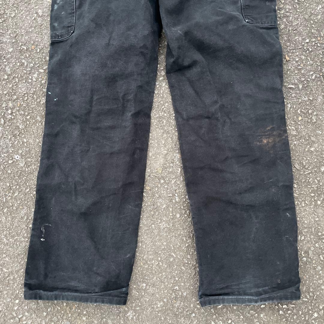 Carhartt B01 BLK ダブルニー USA製 34×32 雰囲気◎