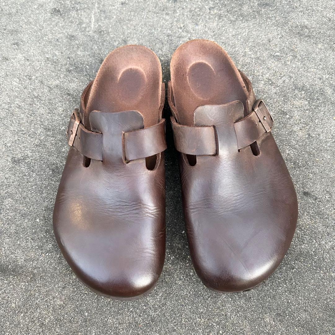 BIRKENSTOCK Boston 41 ブラウン レザー ボストン