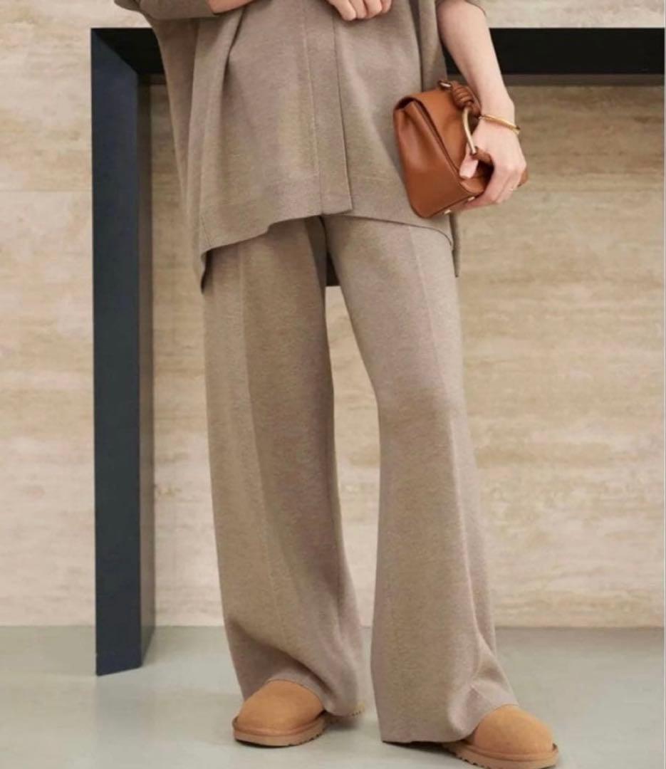 Plage CASH TOUCH flare パンツ カーディガン　2点セット