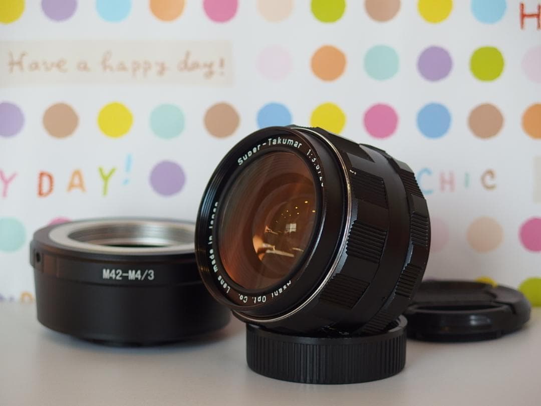 Super Takumar 28mm F3.5 M4/3 マウントセット