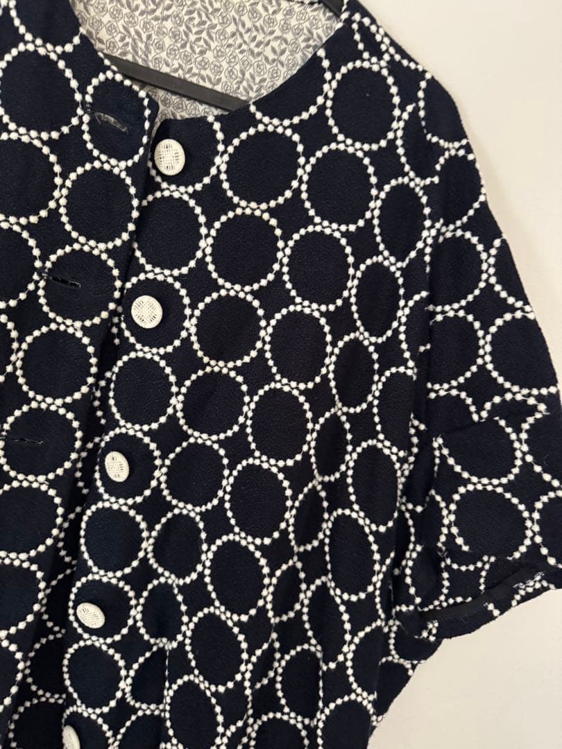 作家さんものミナペルホネン生地使用ベストコート