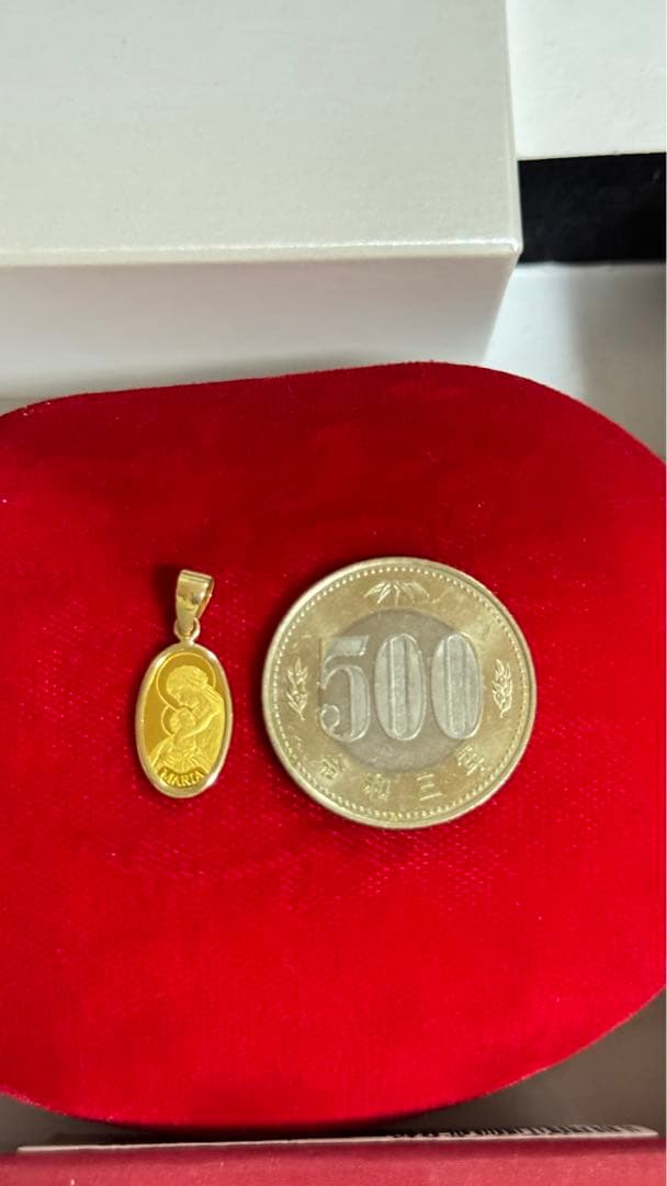 メ*リ様 K18&K24ペンダント、総重量1.3g、