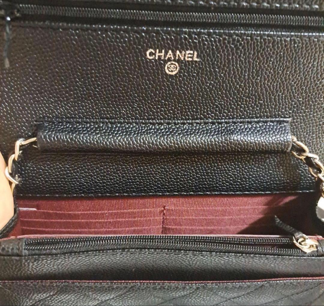 ノベルティ　チェーン ショルダー バック シルバー