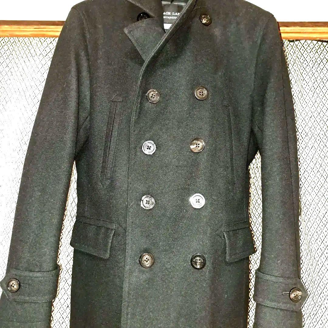 最終値下げ❕自宅保管未使用品 バーバリーブラックレーベル ピーコート 最終モデル
