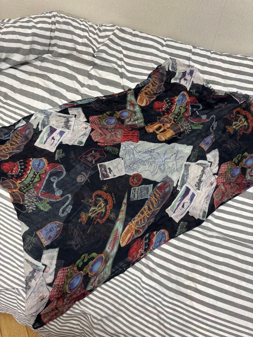 ラルフローレン　ストール　カラフルデザイン マフラー 約200cm x 60cm