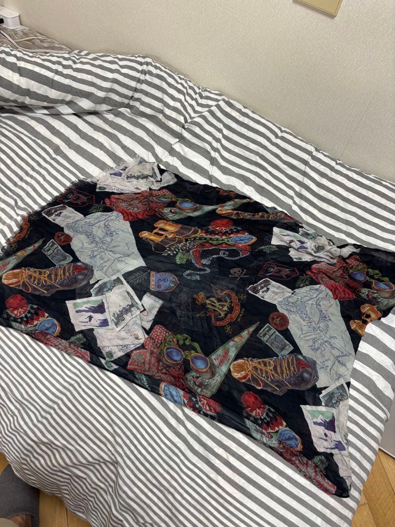 ラルフローレン　ストール　カラフルデザイン マフラー 約200cm x 60cm