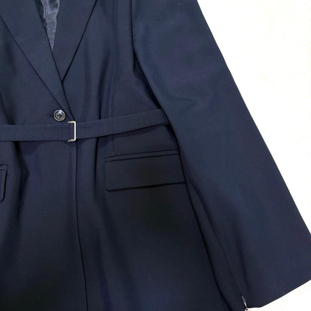 【新品】anuans アニュアンス フレアスリーブスリットジャケット ベルト付き