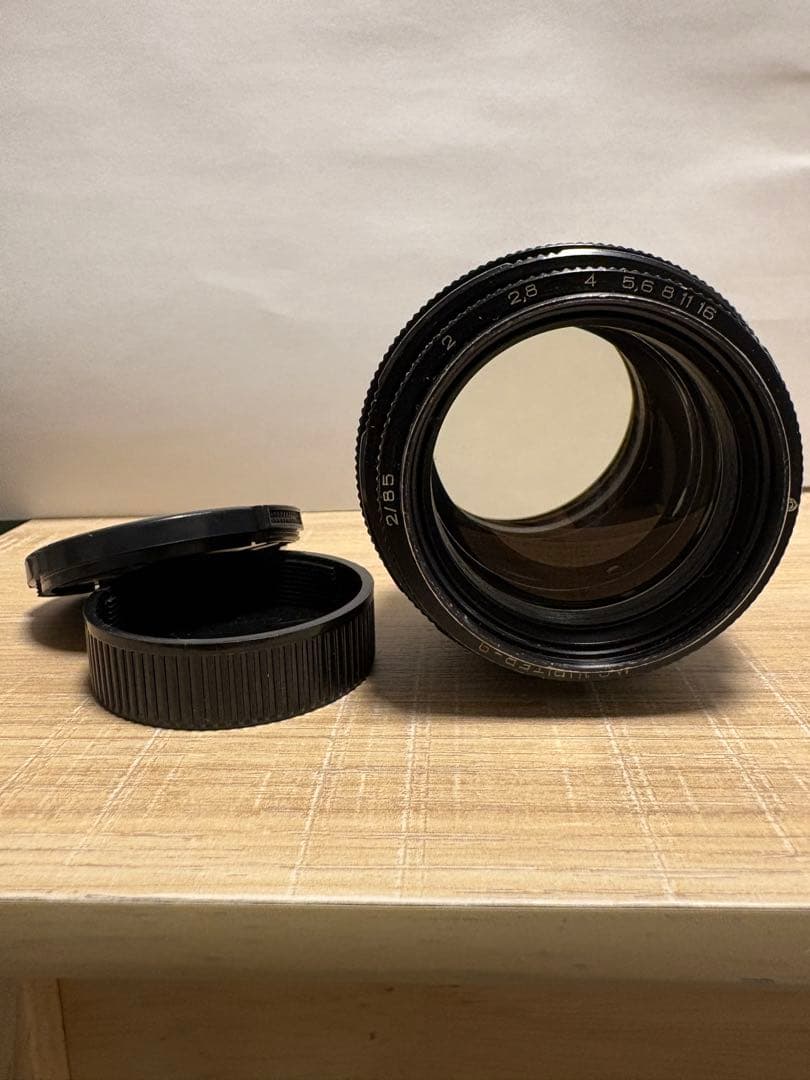 MC jupiter-9 85mm f/2 レンズm42 購入時分解清掃済品