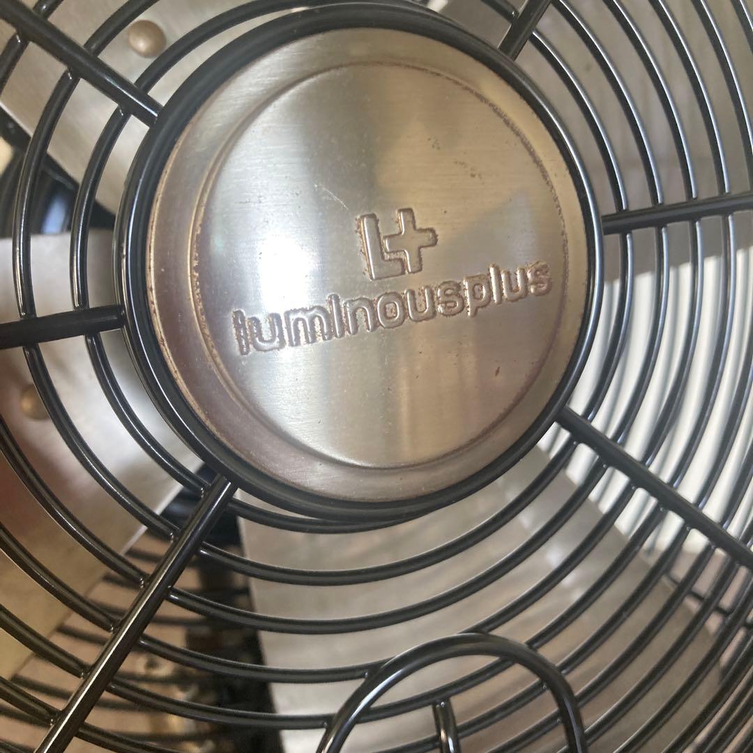 レトロ　ブラック　卓上扇風機　扇風機　FIM-364H　三段階