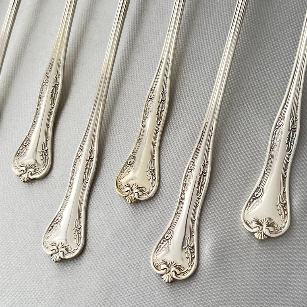 【National Silver】 クイーンエリザベス クリームソーダスプーン