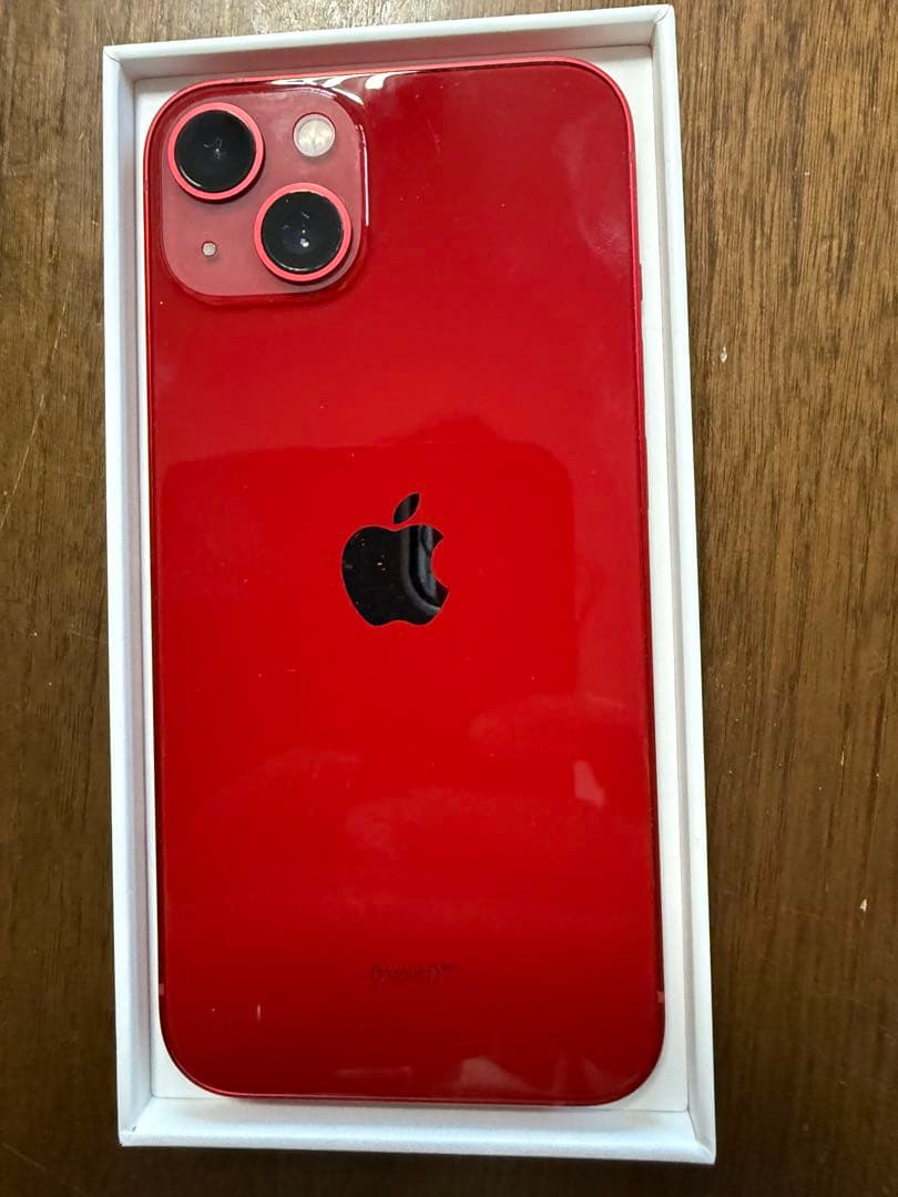Apple iPhone 13 PRODUCT(RED) 本体　ケーブル付き
