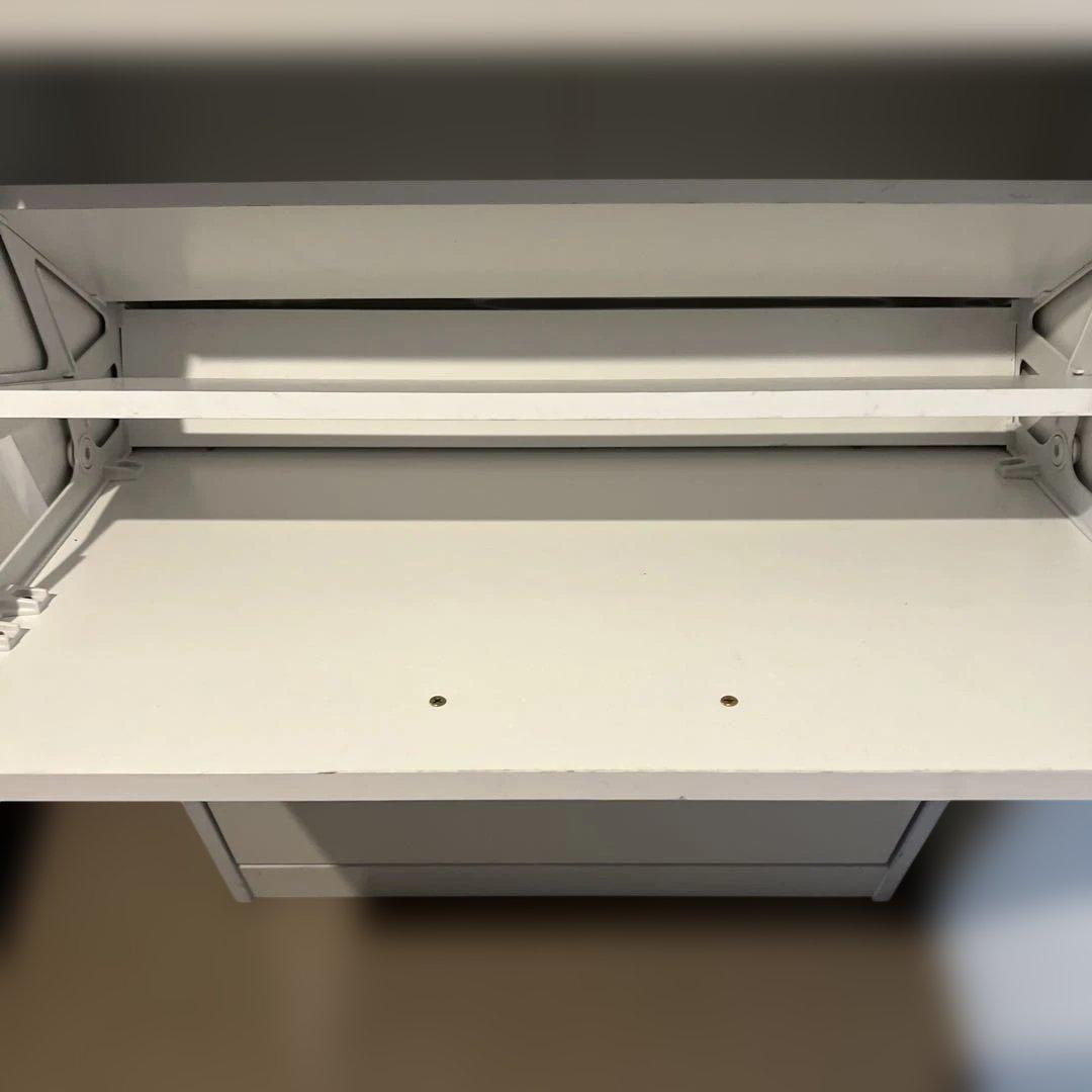 【✨美品】萩原(Hagihara) 4段シューズラック ホワイト