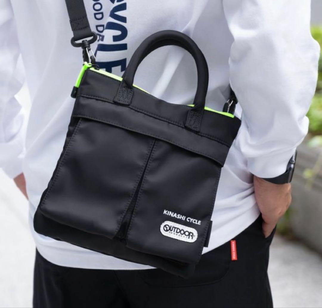 OUTDOOR PRODUCTS × 木梨サイクル コラボミニヘルメット　バッグ