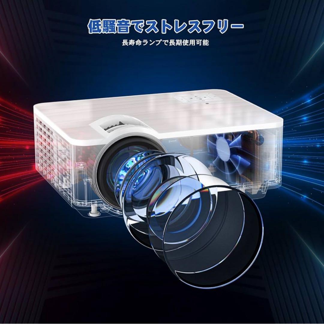 【新品未使用】Groview 高画質 高音質HIFIスピーカー搭載プロジェクター