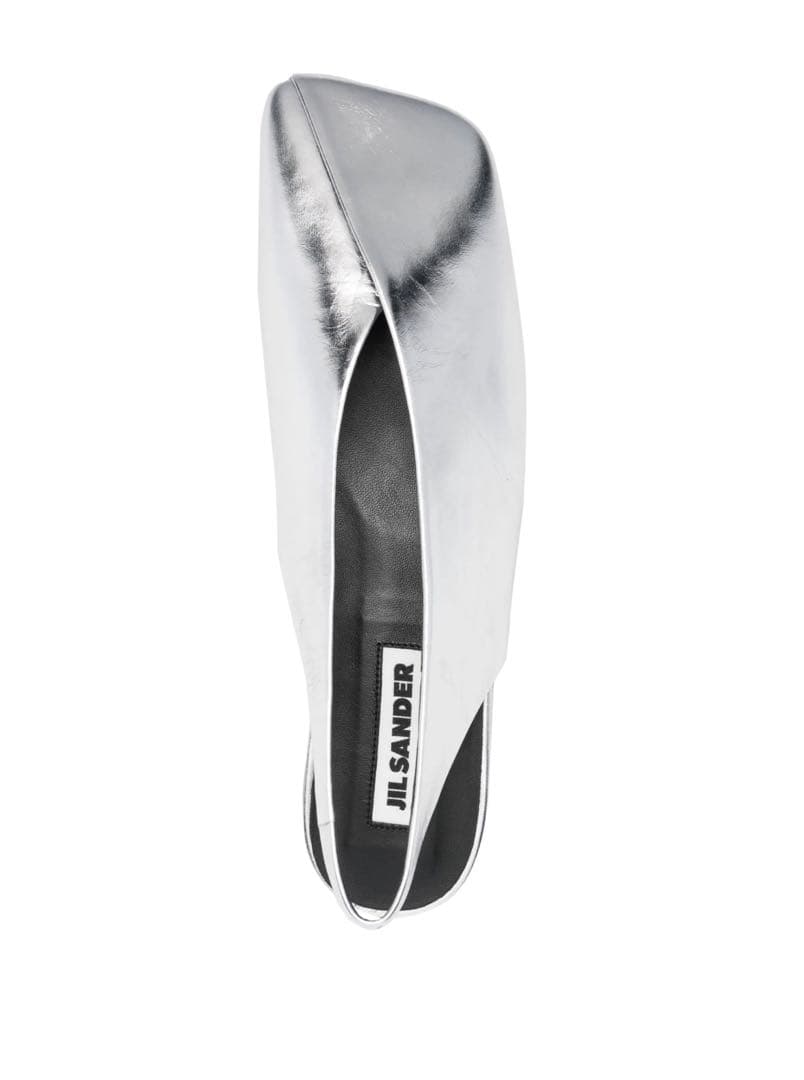 S*a様 jil sander シルバースリングバック　37.5