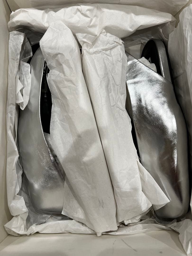 S*a様 jil sander シルバースリングバック　37.5