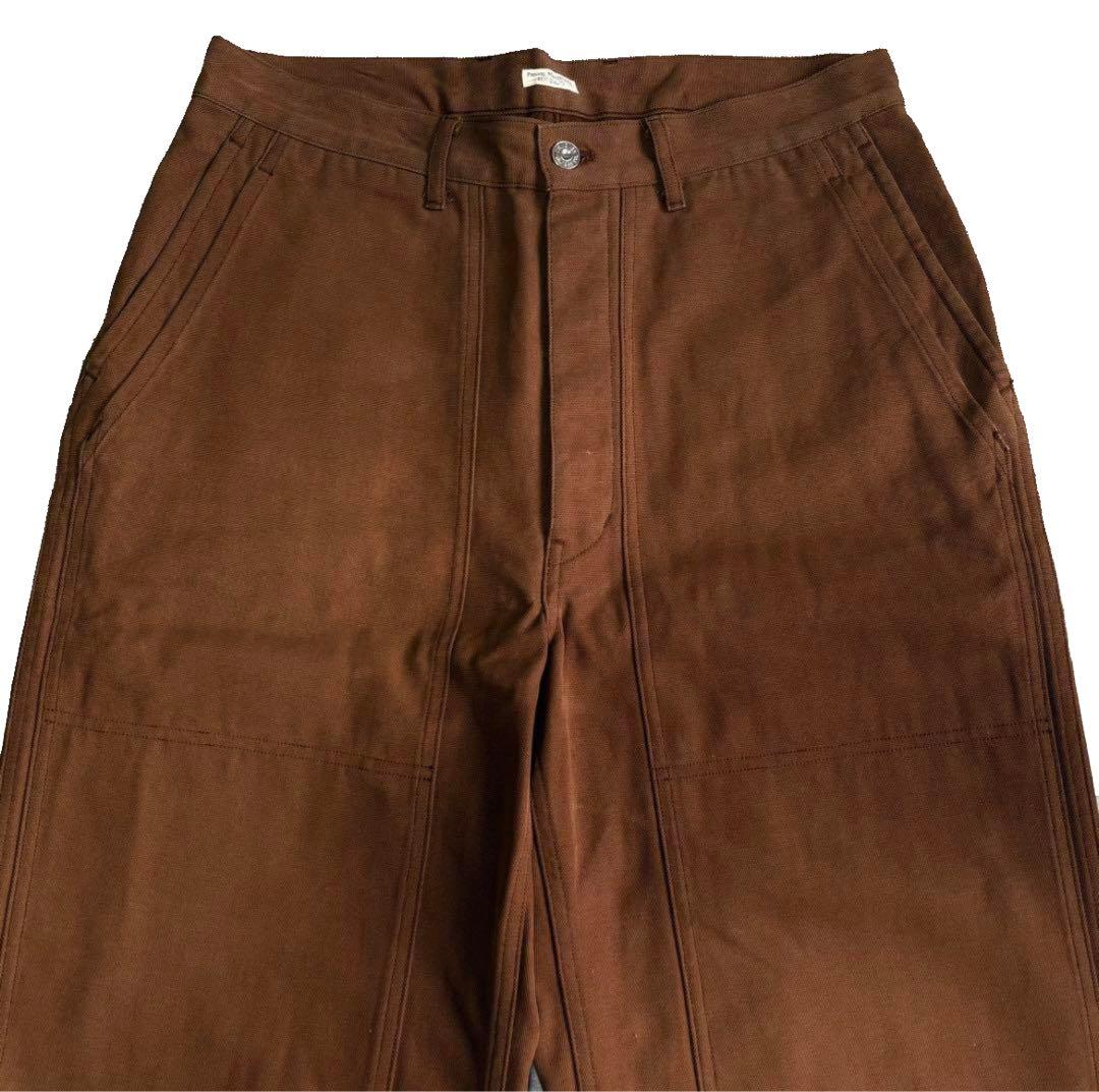 PHIGVEL DUCK CLOTH DOUBLE KNEE PANTS ワイド