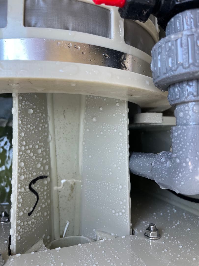 水中ポンプ付き 強制濾過器　ロータリードラムフィルター QL-PM5-D 新品