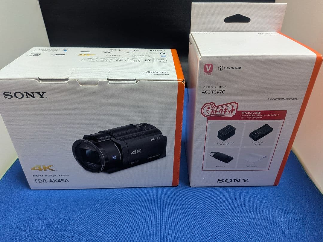即購入可 新品ソニーデジタルビデオFDR-AX45Aオプションキット付