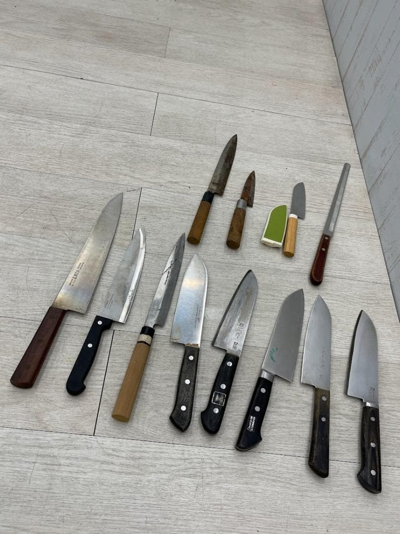 s*a様 包丁 12点 まとめて クロマックス 雅一心 くろがねや 源正舟 三徳