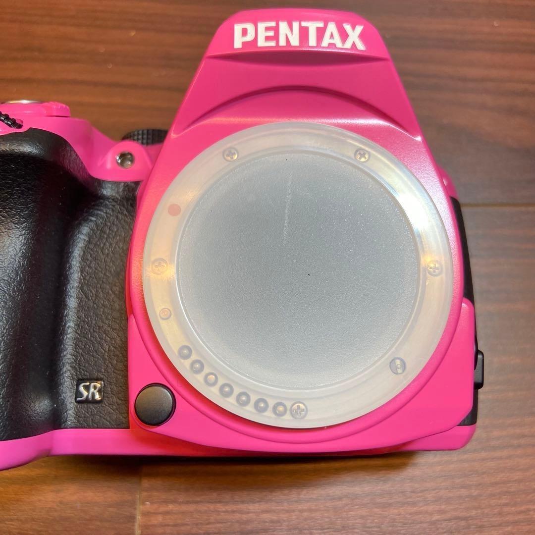 PENTAX K-50 ダブルズームキット ピンク ほぼ新品 4644