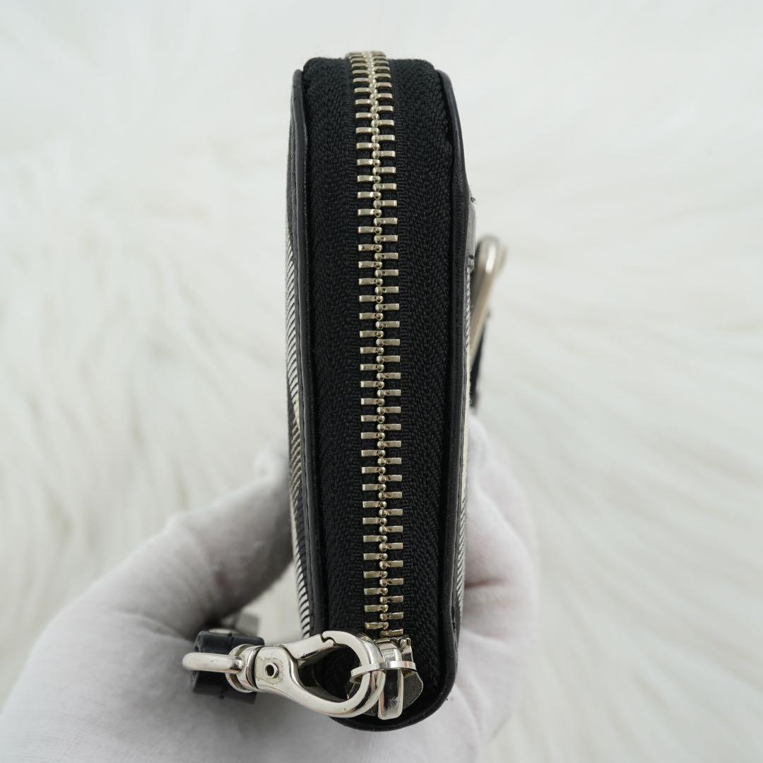 未使用品　BURBERRY BLUE LABEL 長財布　チェック柄　ブラック