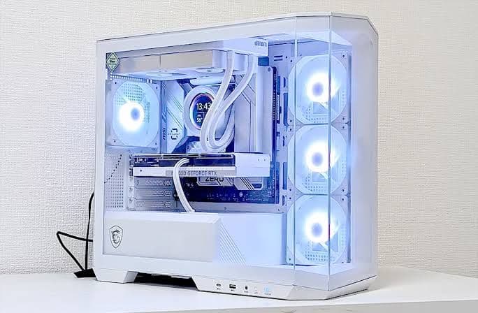 稼働少 美品 高性能 ホワイト ゲーミングpc i7 4070SUPER