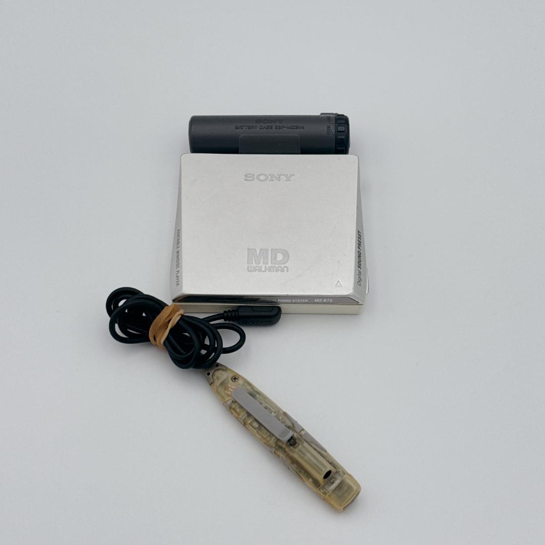 【美品】SONY MD WALKMAN MZ-E75 ポータブルプレーヤー