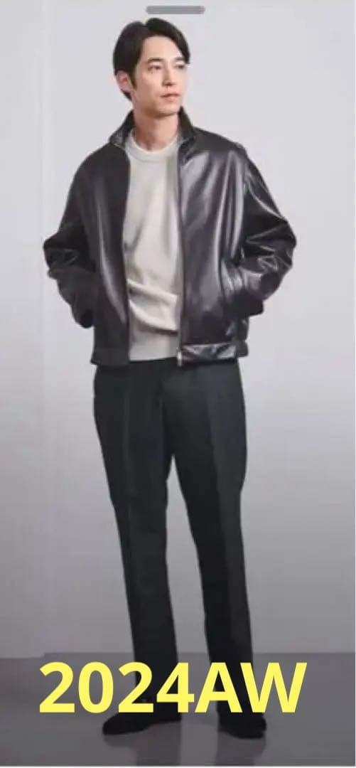 UNITED ARROWS パンツ ライトメルトン モダンストレート