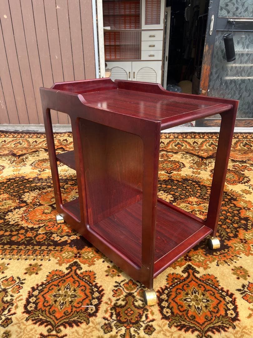 オールドカリモク キッチンワゴン インテリア 昭和レトロ 当時物 アンティーク