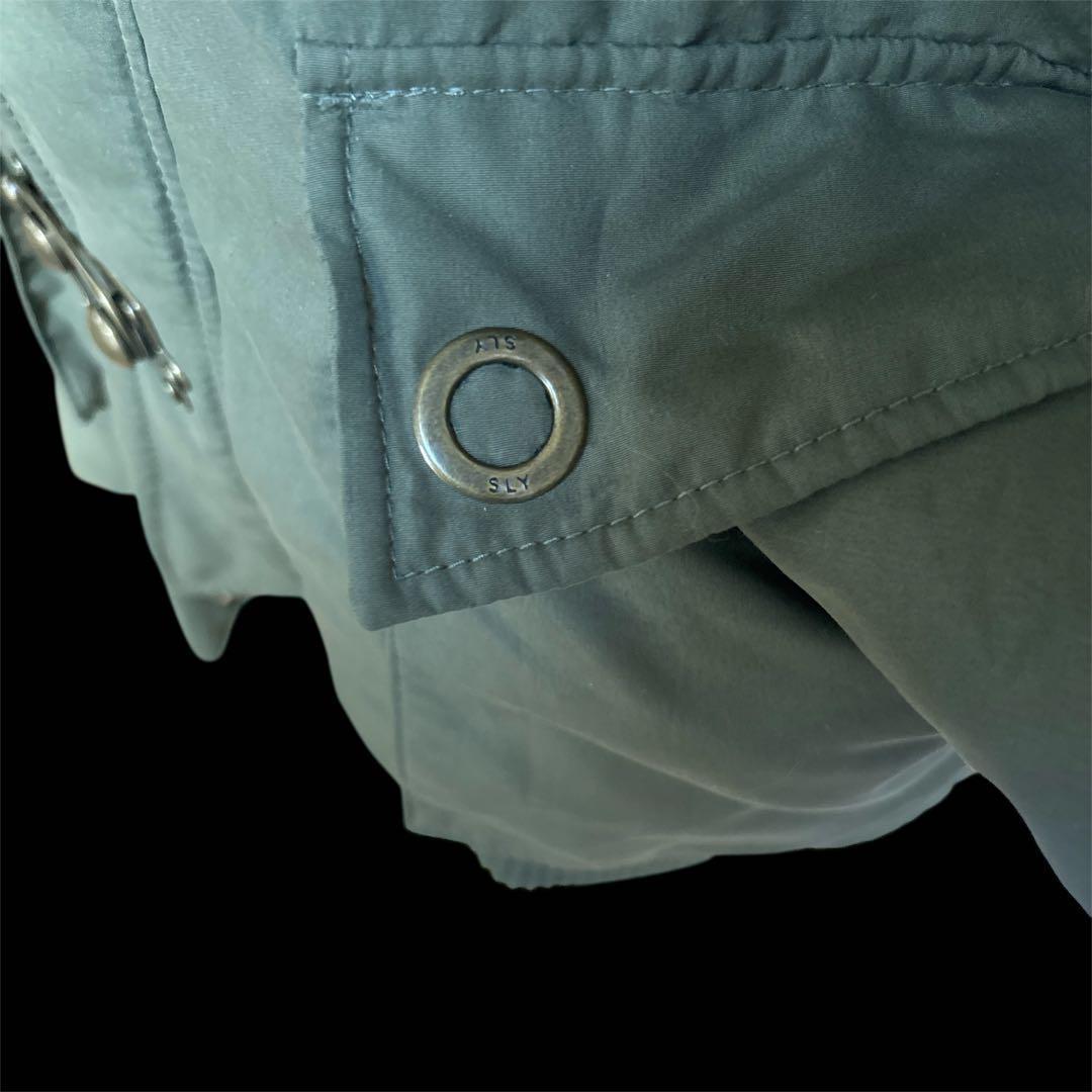 【美品】　SLY y2k ミリタリー　モッズコート　ファー　 N-3Bアーカイブ