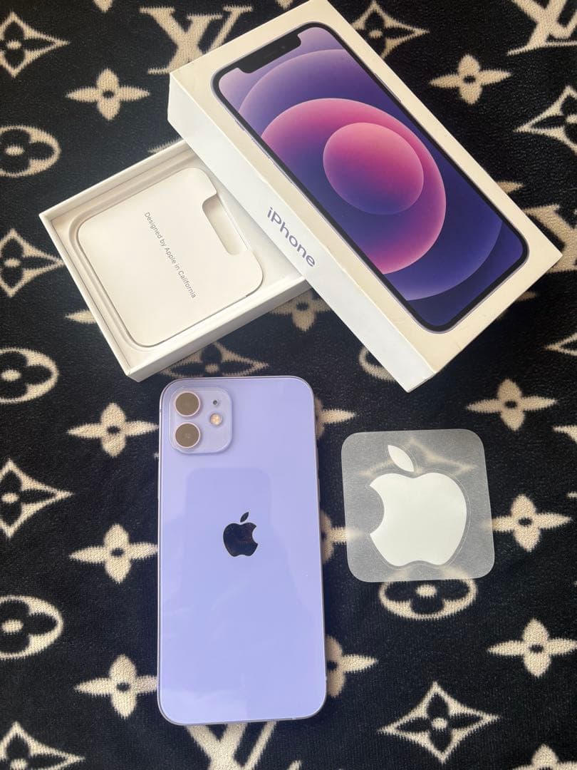 iPhone12 purple 64GB バッテリー最大容量88% 早い者勝ち♪