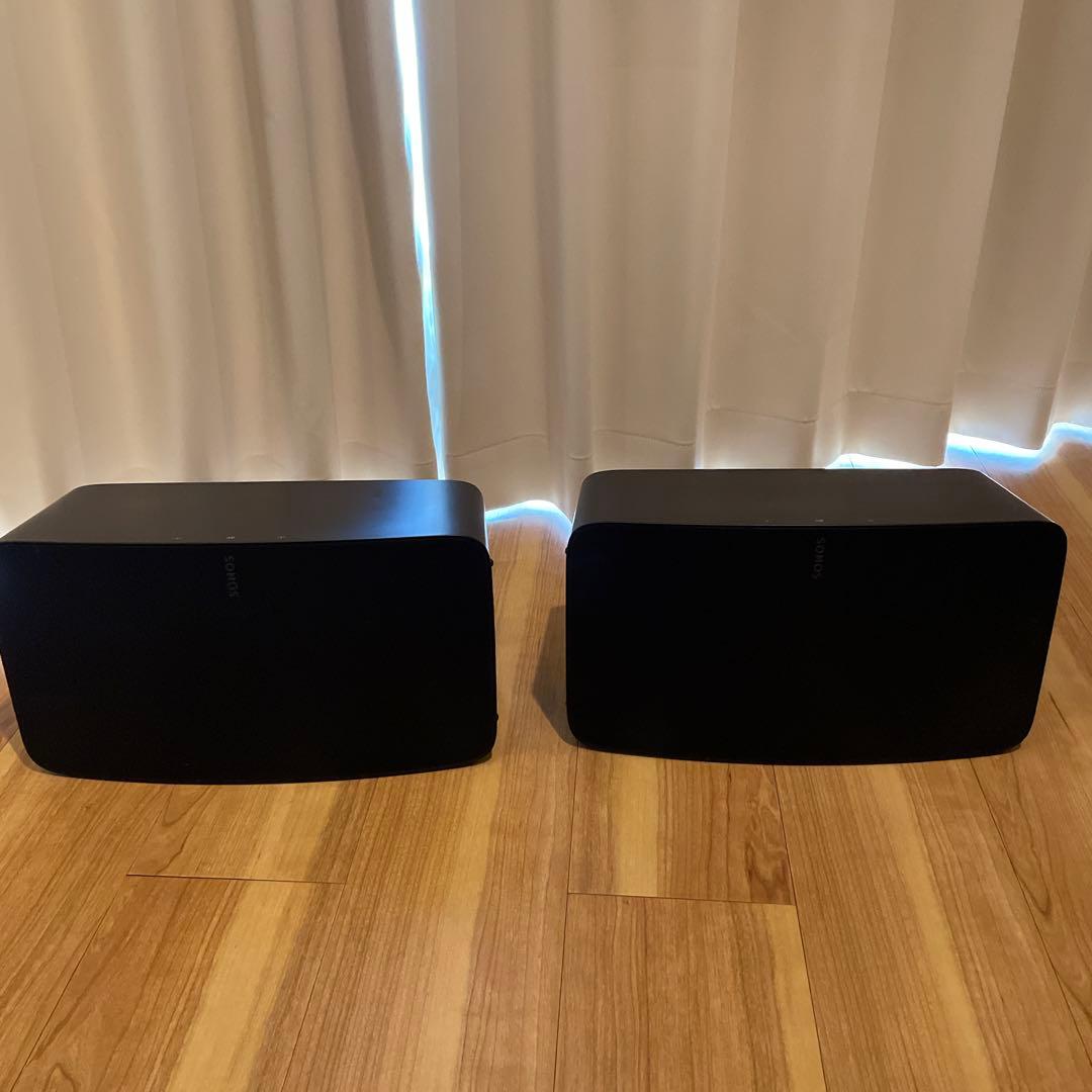 【Sonos】Five ワイヤレススピーカー ブラック　2台セット