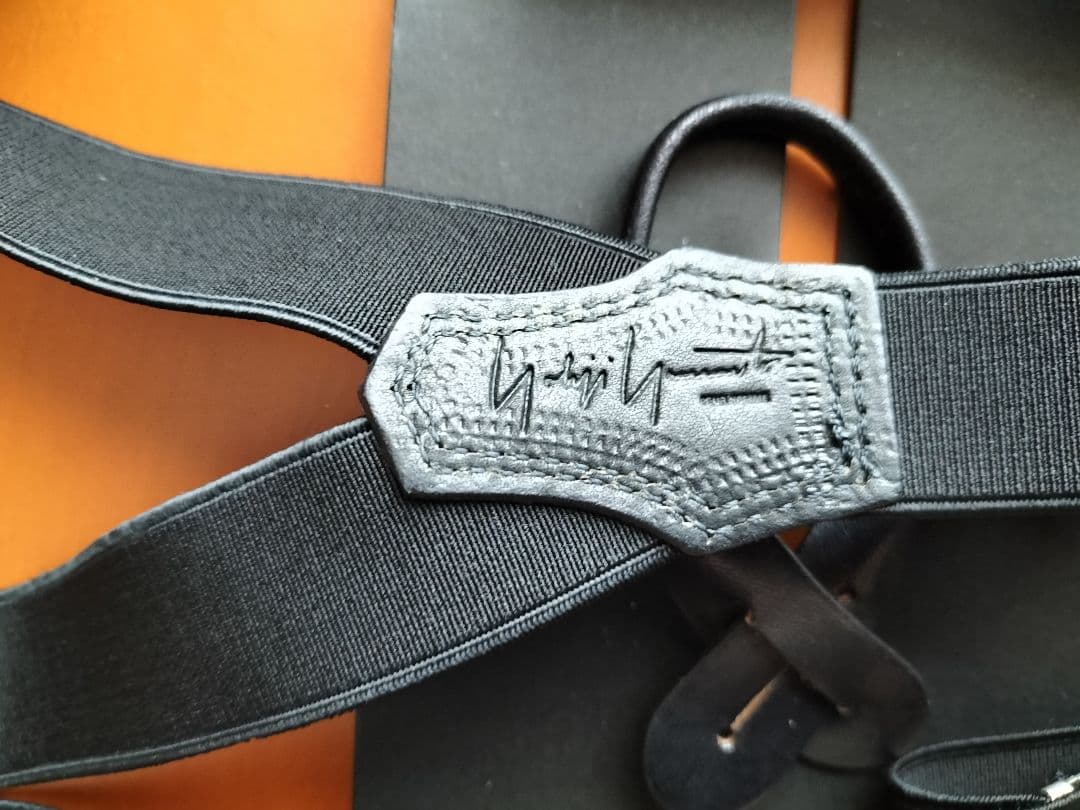 yohji yamamoto pour hoome 【新品】サスペンダー箱付