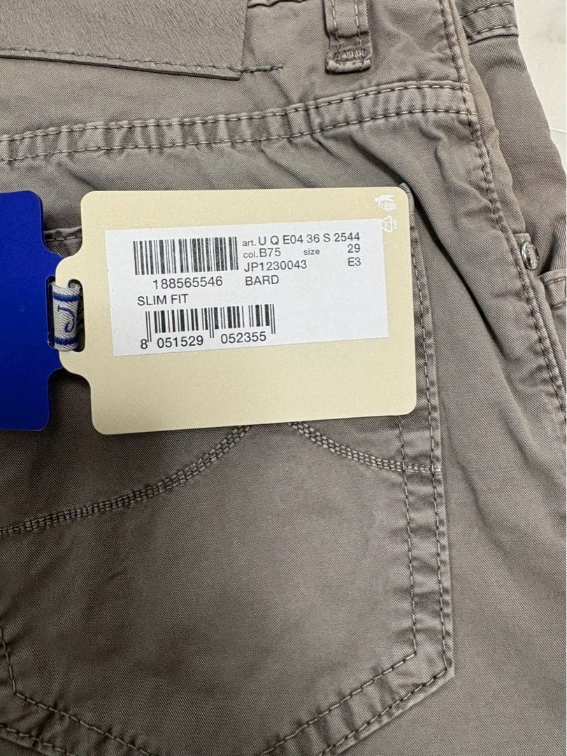 【新品未使用】JACOB COHENコットンストレッチ パンツ