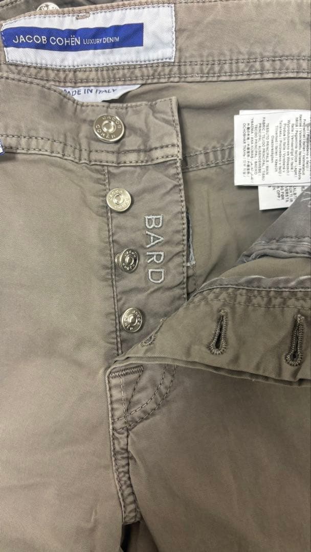 【新品未使用】JACOB COHENコットンストレッチ パンツ