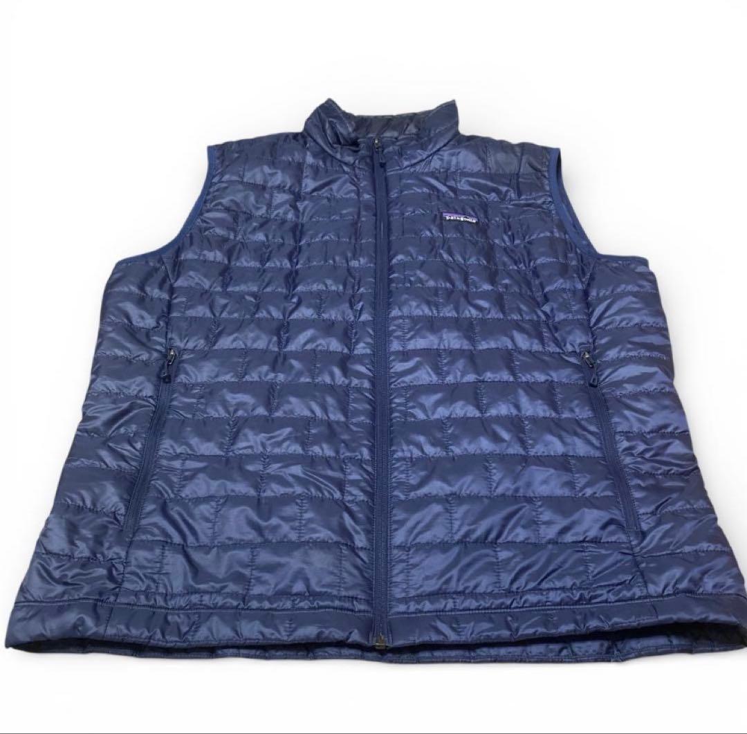 Patagonia パタゴニア　ナノパフ　　ベスト　メンズ XL ネイビー